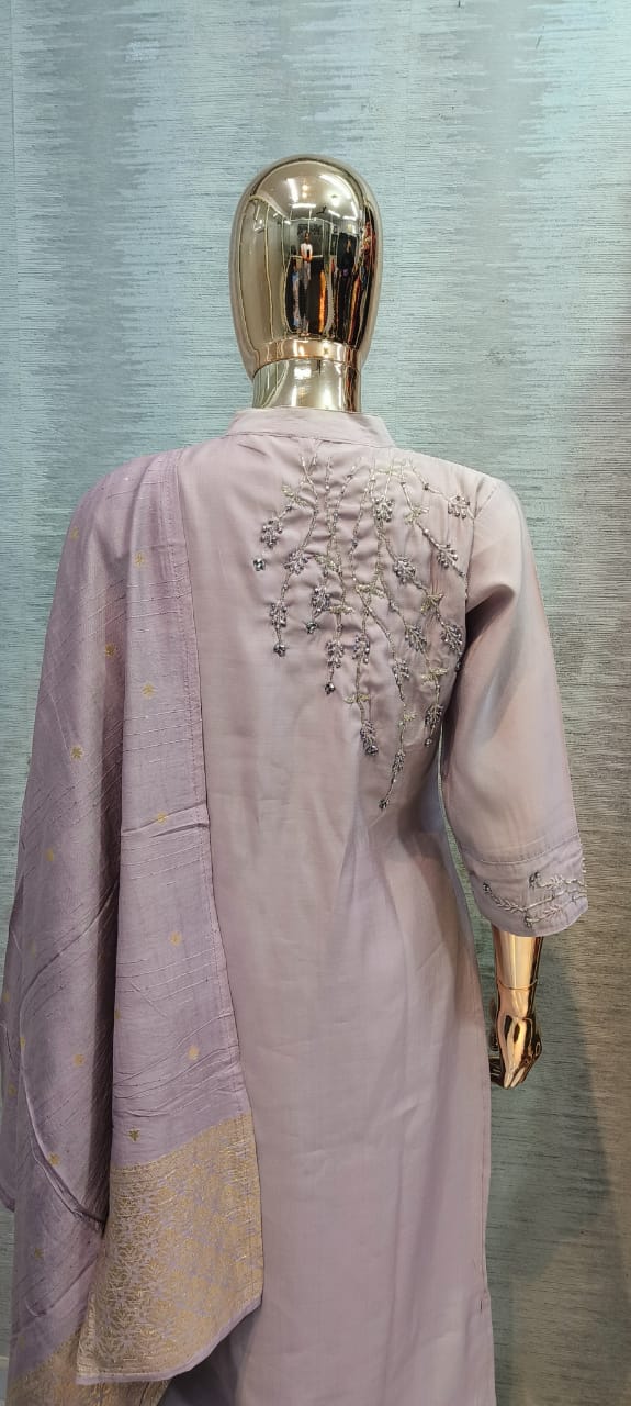 Virat Roman Silk Kurti With Bottom Dupatta catalog